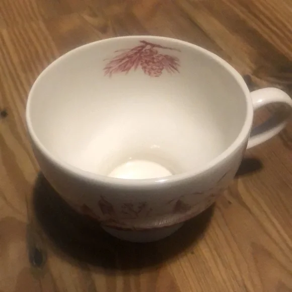 Anthro Cappuccino Mug Holiday Toile - Picture 3 of 9